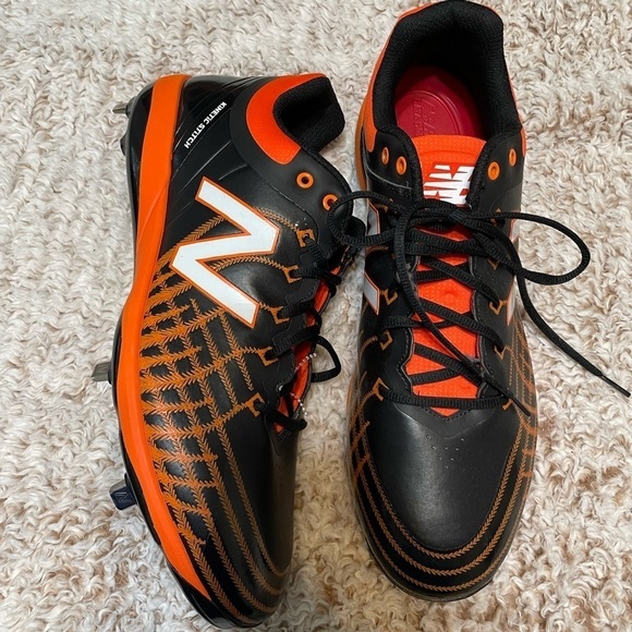 New Balance Metal Baseball Shoes Cleats Orange NEW​​​​ main image 6